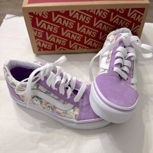 New Vans - 12.5 little girl old skool glow in the dark